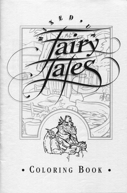 Extras for Mixed Up Fairy Tales (DOS) (3.5'' disk release): Coloring Book - Front
