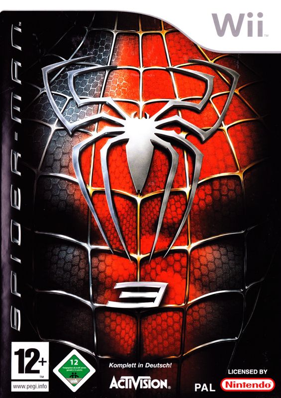 Front Cover for Spider-Man 3 (Wii)