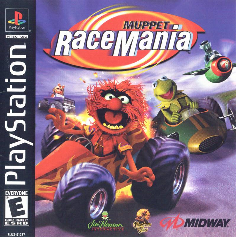 Front Cover for Muppet RaceMania (PlayStation)