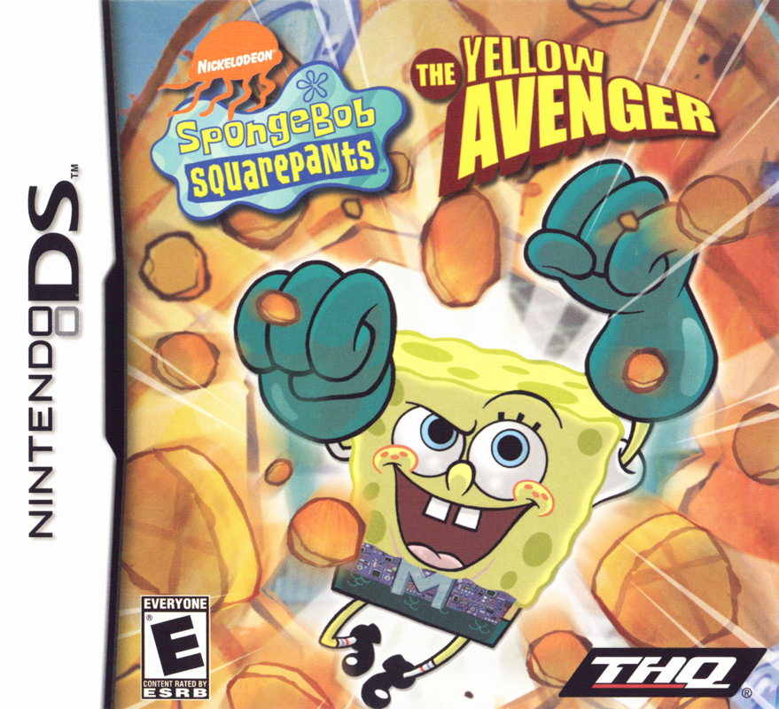Front Cover for SpongeBob SquarePants: The Yellow Avenger (Nintendo DS)