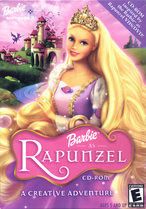 Front Cover for Barbie as Rapunzel: A Creative Adventure (Macintosh and Windows)