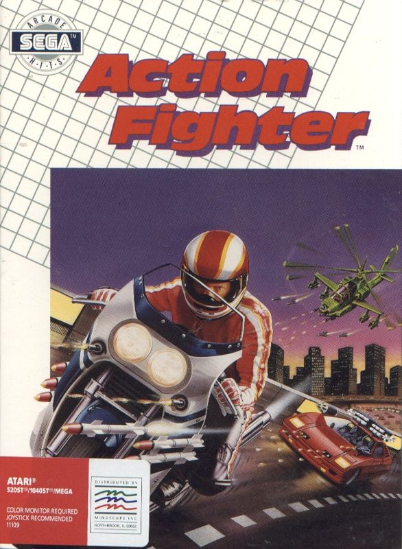 Front Cover for Action Fighter (Atari ST)