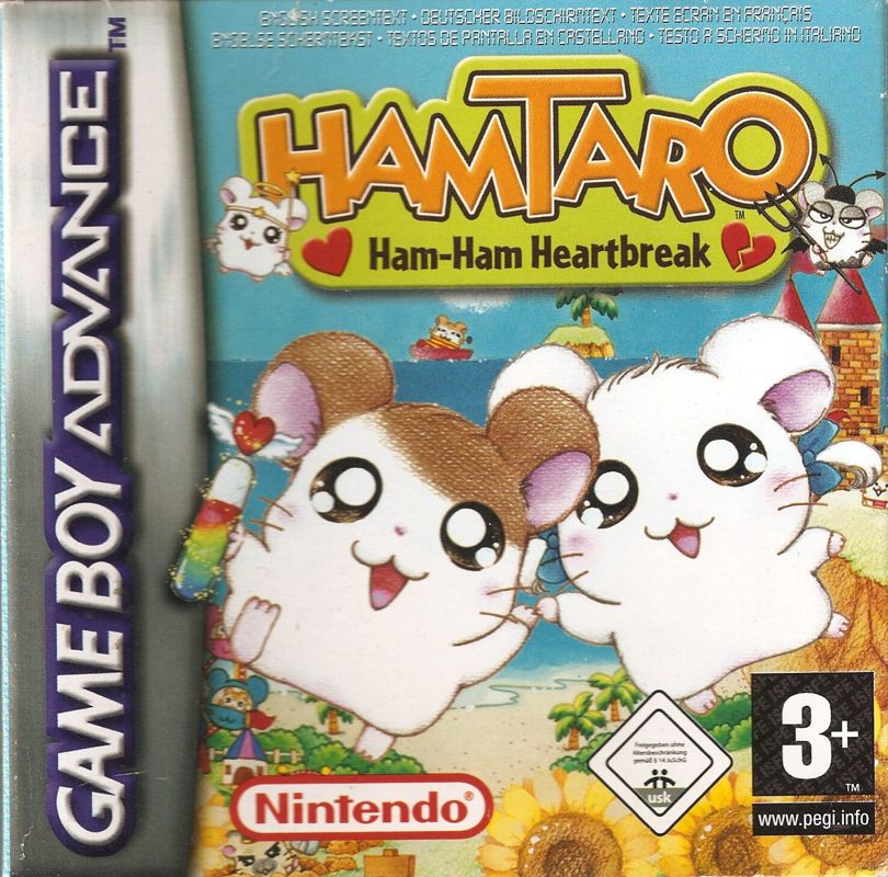 Front Cover for Hamtaro: Ham-Ham Heartbreak (Game Boy Advance) (European box, Nordic manual)