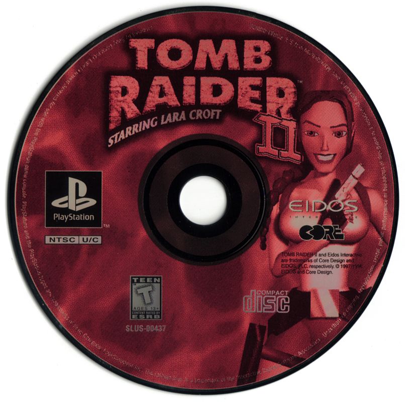 Media for Tomb Raider II (PlayStation)