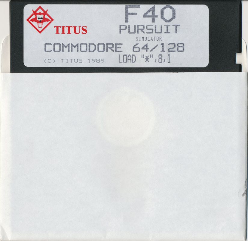 Media for F40 Pursuit Simulator (Commodore 64)