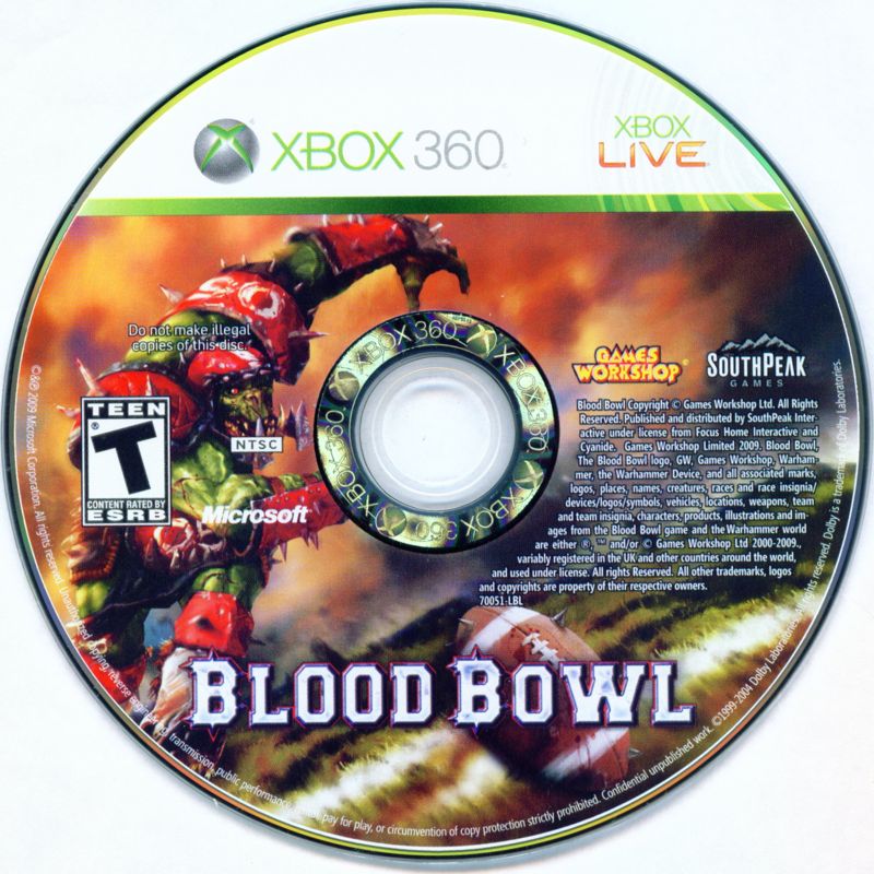 Media for Blood Bowl (Xbox 360)