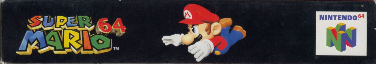 Spine/Sides for Super Mario 64 (Nintendo 64): Top