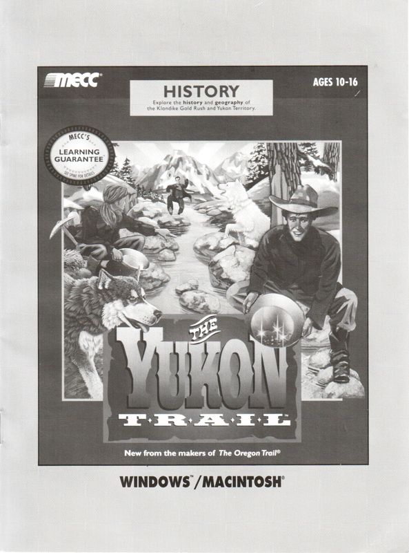 Manual for The Yukon Trail (Windows 3.x) (Floppy edition)
