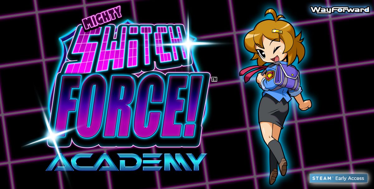 Front Cover for Mighty Switch Force! Academy (Windows) (WayForward site - Steam Early Access)