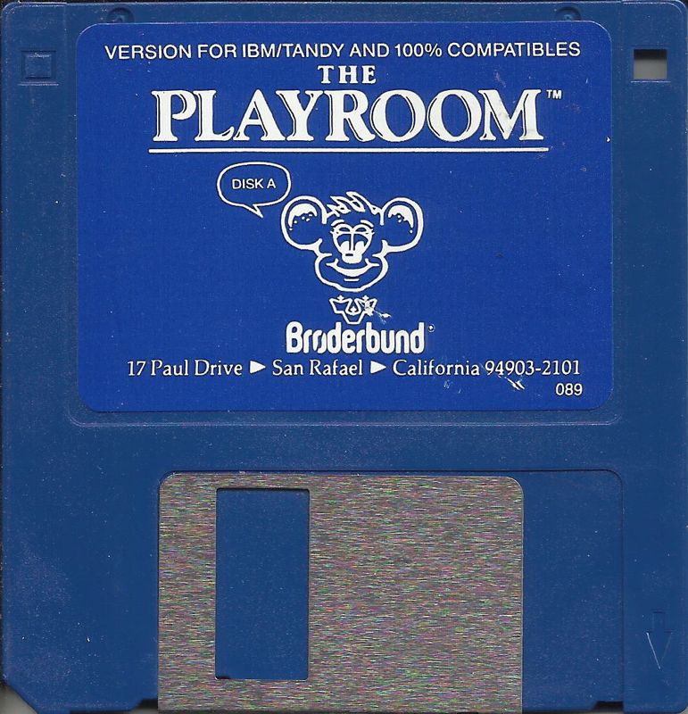 Media for The Playroom (DOS) (Dual media release (version 1.0)): 3.5" Disk