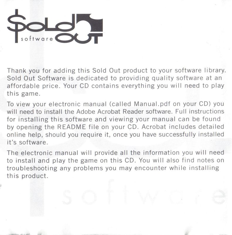 Other for The 7th Guest (DOS) (Sold Out Software release): Inside front cover fold out