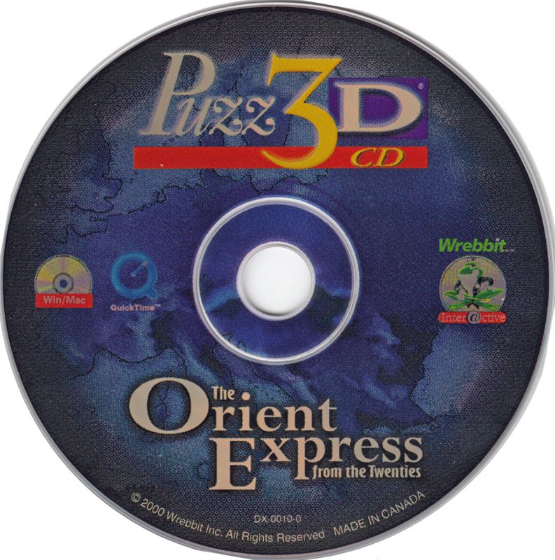 Media for Puzz 3D: The Orient Express (Macintosh and Windows)