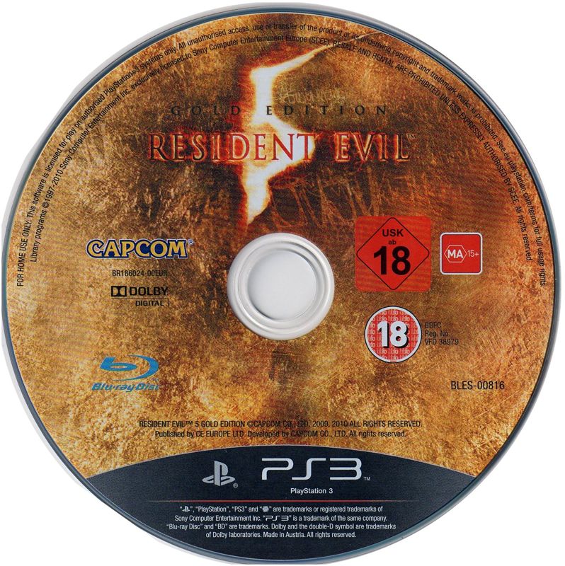 Media for Resident Evil 5: Gold Edition (PlayStation 3)