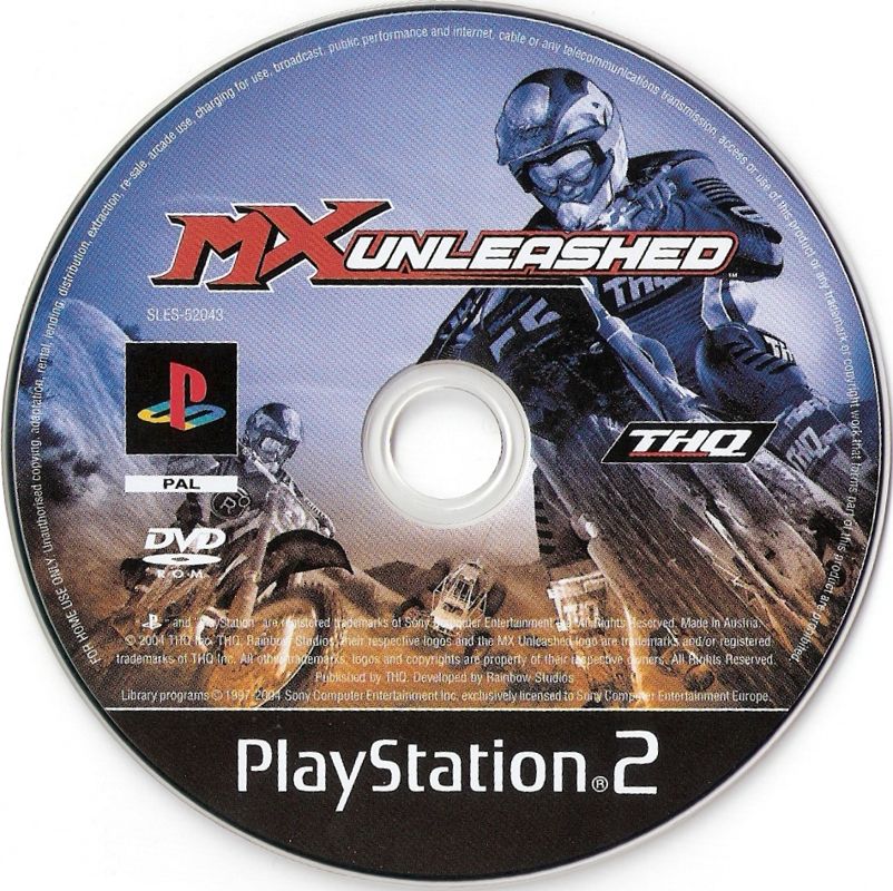 Media for MX Unleashed (PlayStation 2)