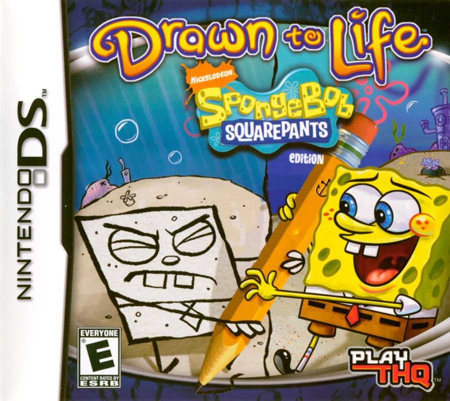 Front Cover for Drawn to Life: SpongeBob SquarePants Edition (Nintendo DS)