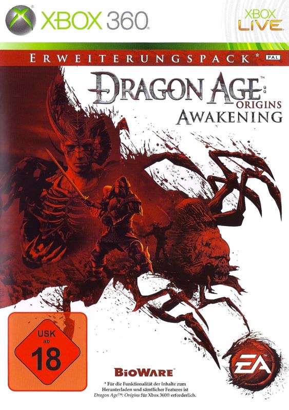 Front Cover for Dragon Age: Origins - Awakening (Xbox 360)