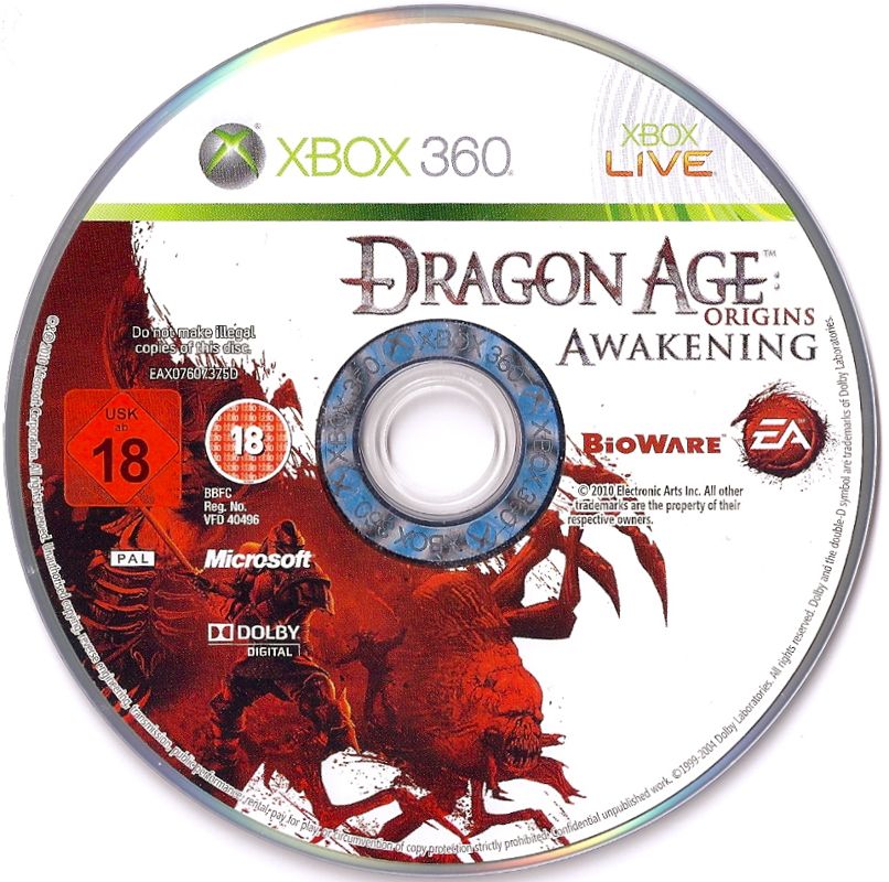 Media for Dragon Age: Origins - Awakening (Xbox 360)