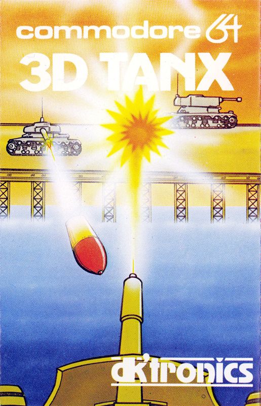 Front Cover for 3D Tanx (Commodore 64)