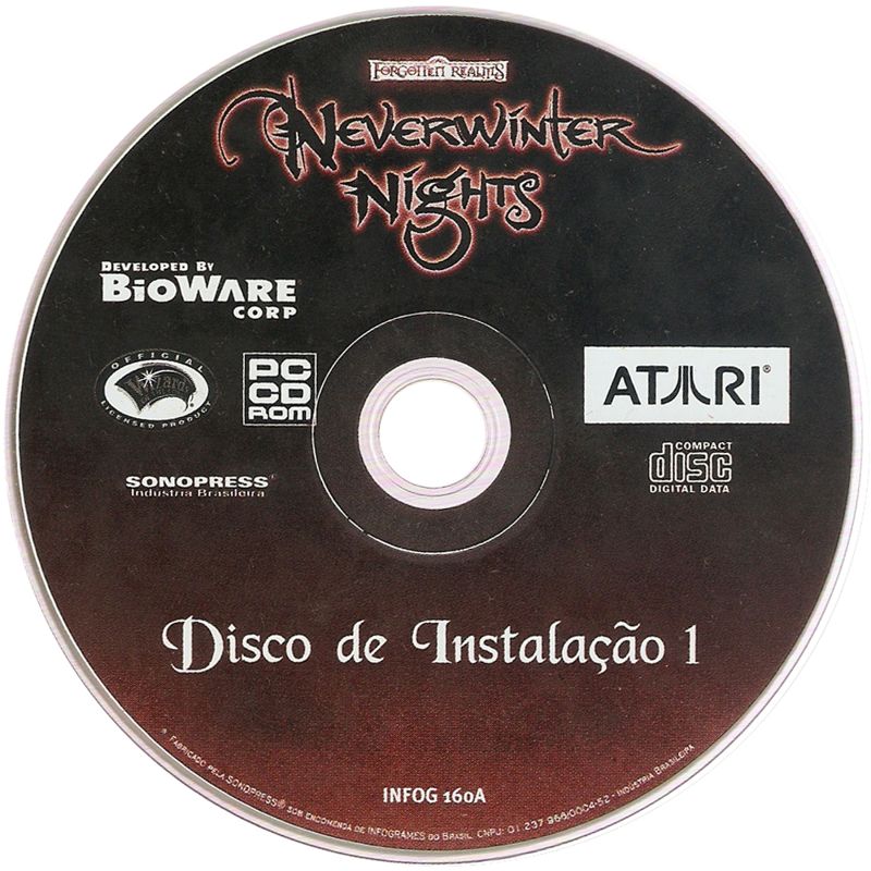 Media for Neverwinter Nights (Windows): Installation Disc 1