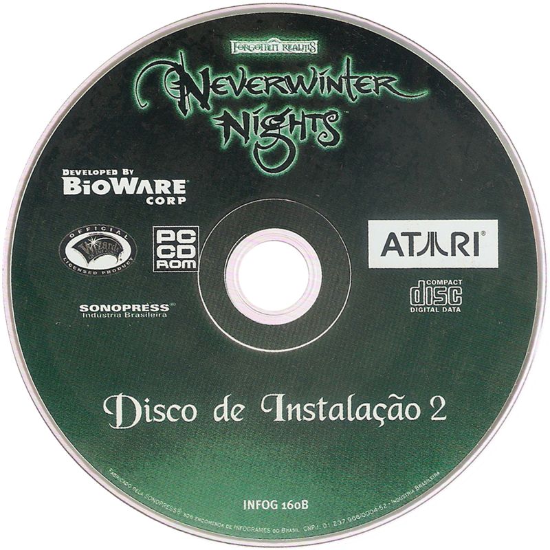 Media for Neverwinter Nights (Windows): Installation Disc 2