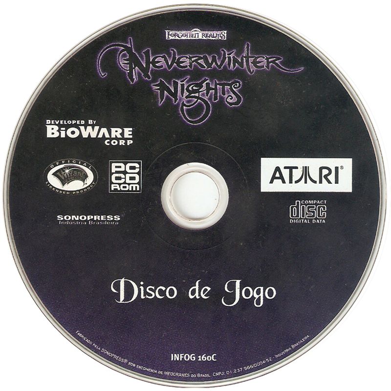 Media for Neverwinter Nights (Windows): Game Disc
