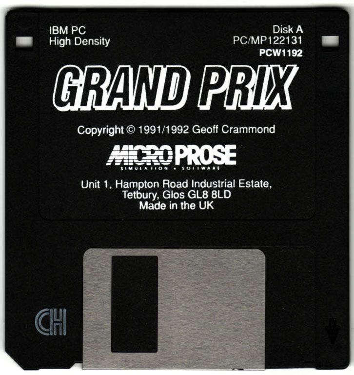 Media for World Circuit (DOS): Disk A (1/3)