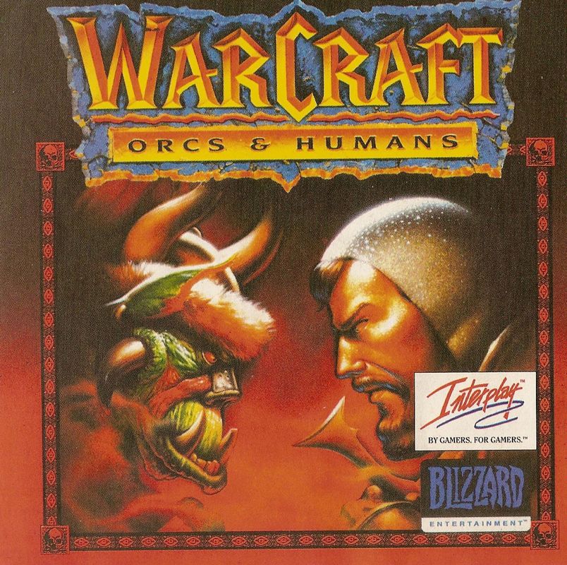 Front Cover for WarCraft: Orcs & Humans (DOS) (Bestseller Games n°5)