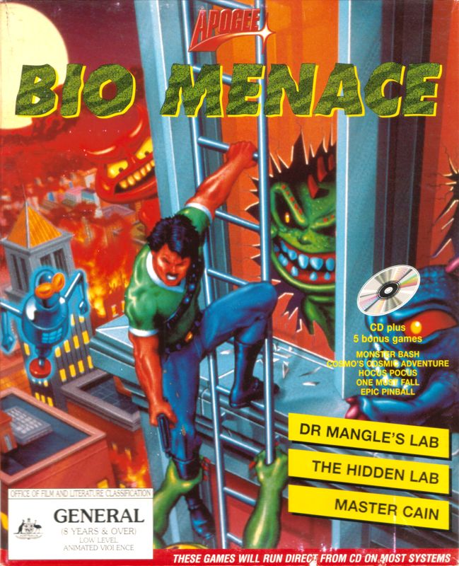 Front Cover for Bio Menace (DOS)
