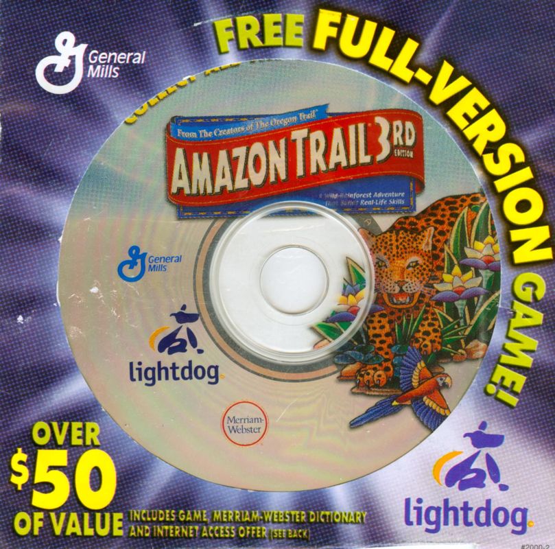 Front Cover for Amazon Trail: 3rd Edition (Windows) (Full game version packaged with certain General Mills breakfast food products)