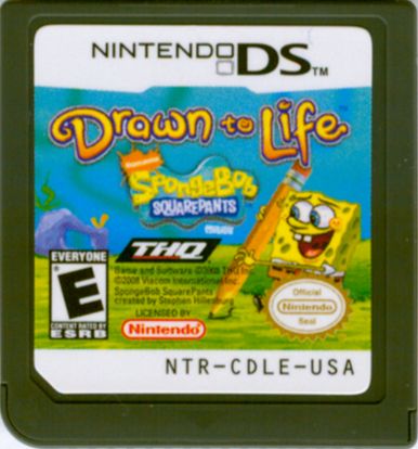 Drawn To Life Spongebob Squarepants Edition Nintendo DS Game 