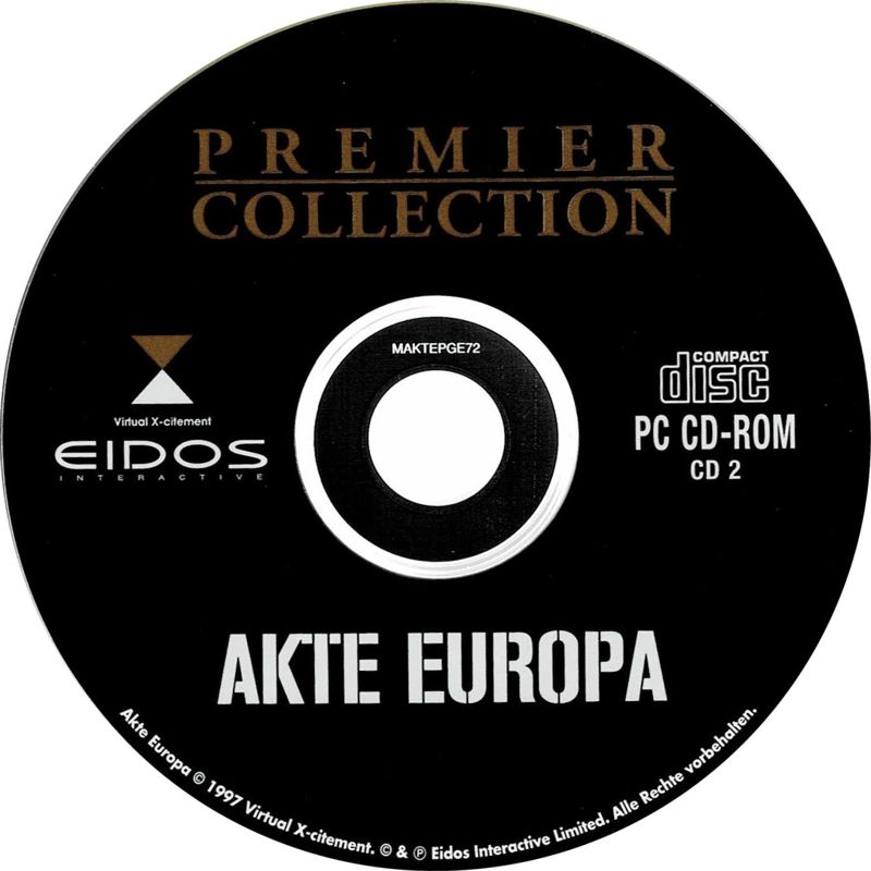 Media for Akte Europa (Windows) (Premier Collection release): Disc 2
