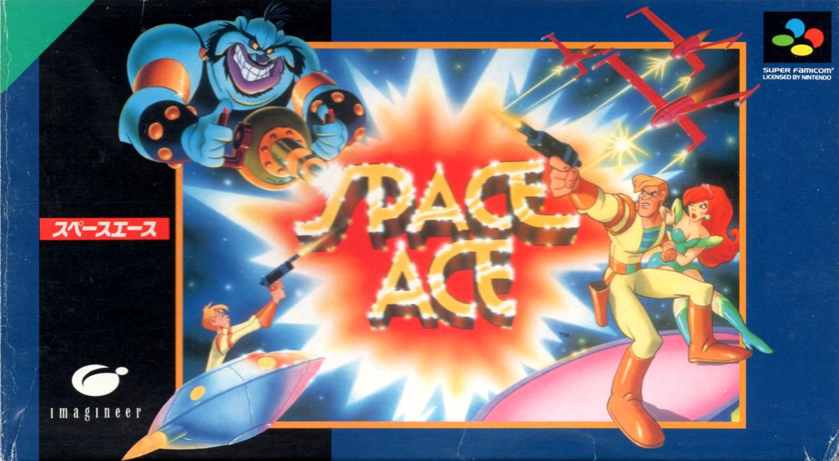 Front Cover for Space Ace (SNES)