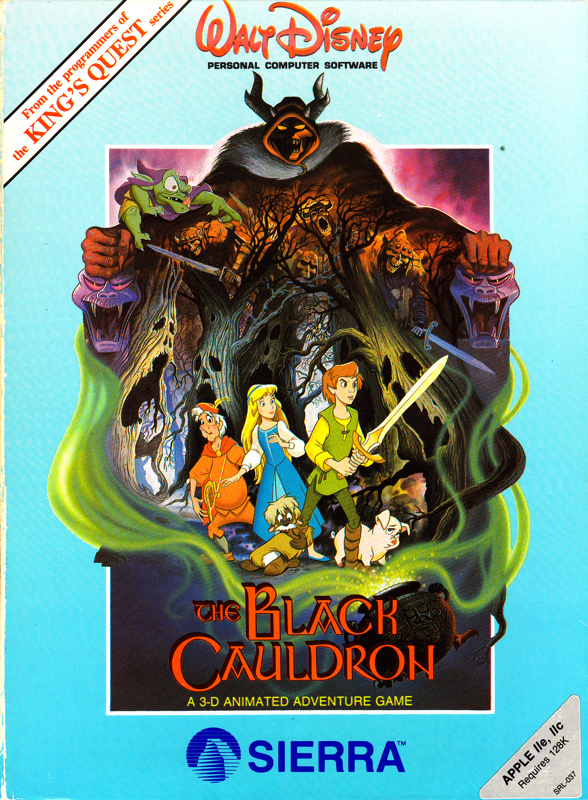 Front Cover for The Black Cauldron (Apple II)