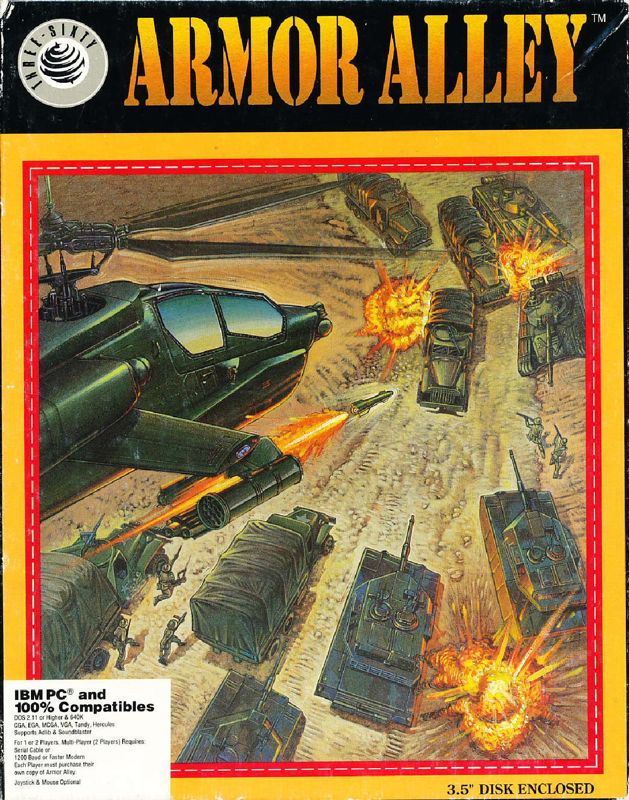 Front Cover for Armor Alley (DOS) (3.5 release)