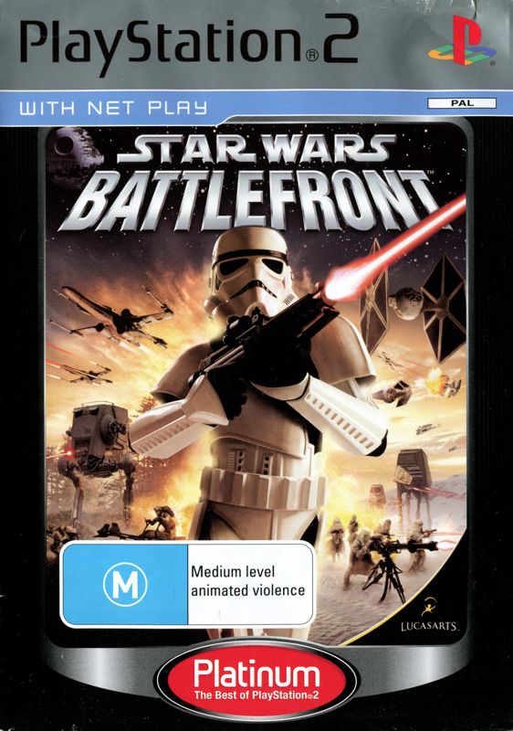 Star Wars: Battlefront II PS2 Front cover