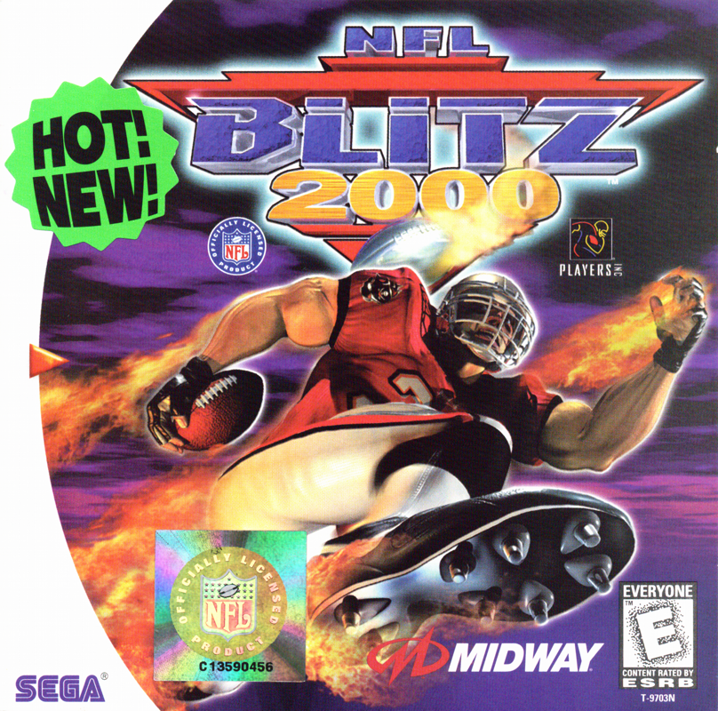 Front Cover for NFL Blitz 2000 (Dreamcast) (Hot! New! release)