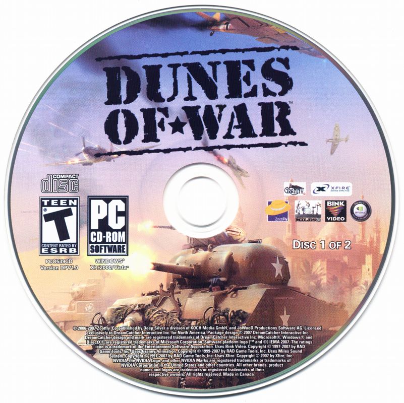 Media for Dunes of War (Windows): Disc 1