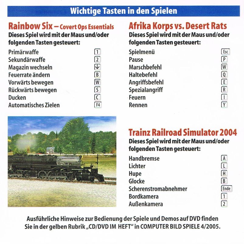 Other for Desert Rats vs. Afrika Korps (Windows) (Computer Bild Spiele 4/2005 covermount): Jewel Case - Left Inlay