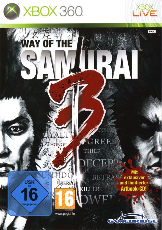 Front Cover for Way of the Samurai 3 (Xbox 360)