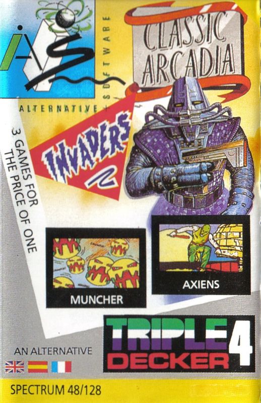 Front Cover for Classic Arcadia (ZX Spectrum)