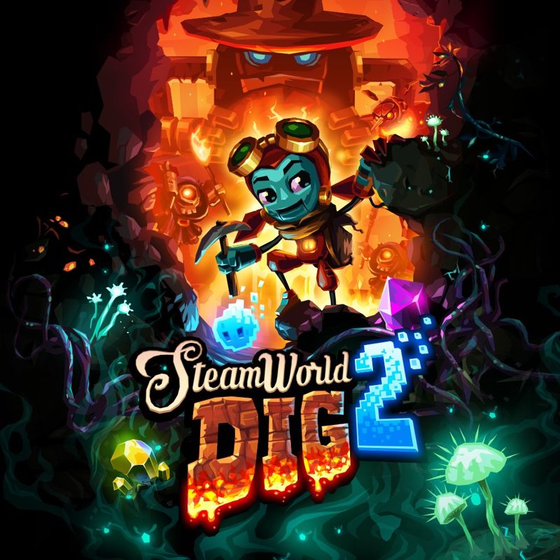 Front Cover for SteamWorld Dig 2 (PS Vita and PlayStation 4) (download release): 2nd version