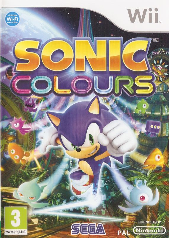 Front Cover for Sonic Colors (Wii)