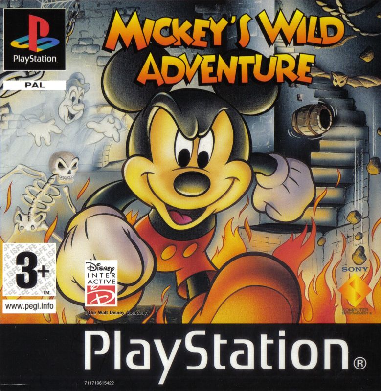 Front Cover for Mickey Mania (PlayStation) (Re-release)