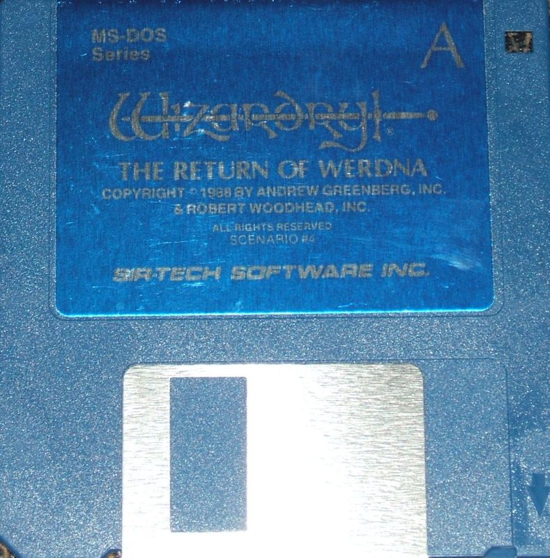 Media for Wizardry: The Return of Werdna - The Fourth Scenario (PC Booter) (3.5'' Disk Version)
