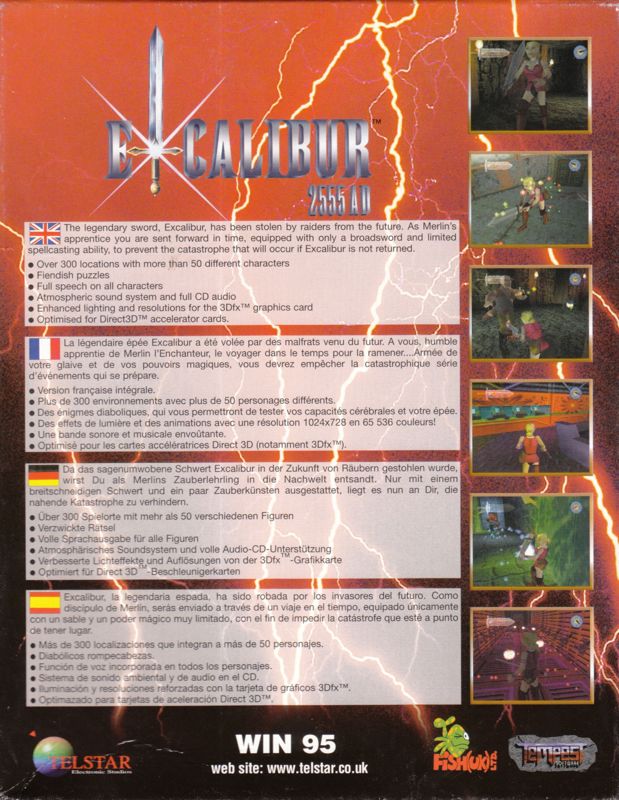 Excalibur 2555 A.D. cover or packaging material - MobyGames