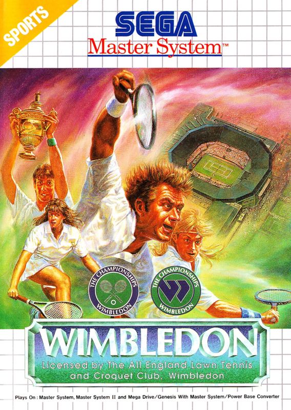 Front Cover for Wimbledon Championship Tennis (SEGA Master System)