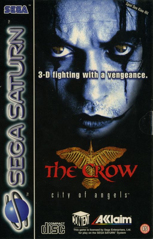 Front Cover for The Crow: City of Angels (SEGA Saturn)