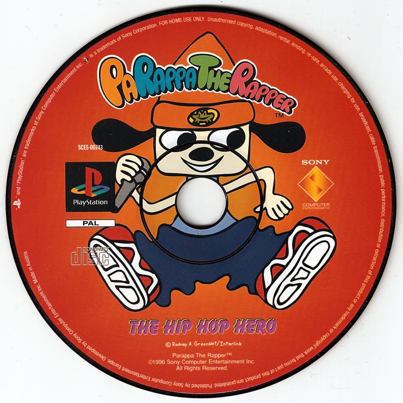 Media for PaRappa the Rapper (PlayStation)