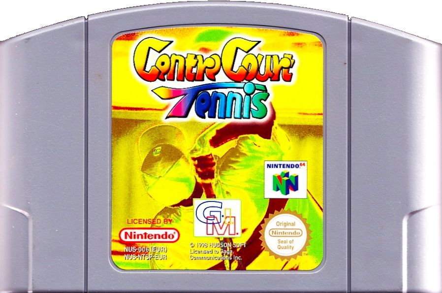 Media for Centre Court Tennis (Nintendo 64)