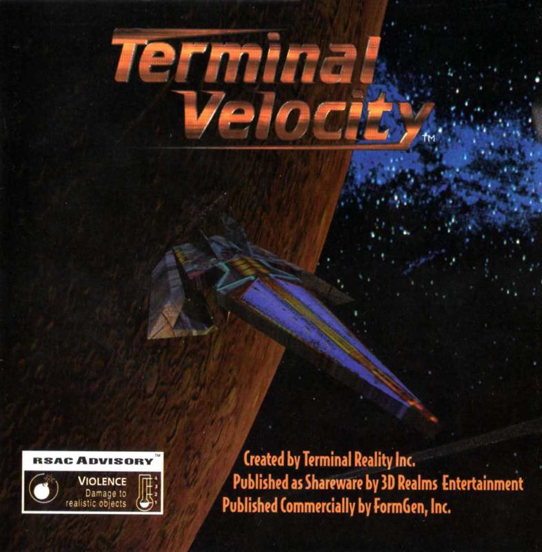 Other for Terminal Velocity (DOS) (CD-ROM release): Jewel Case - Front